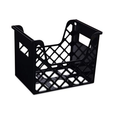 Recycled Extra Capacity Desktop File Holder, Letter Size, 8.5″ Long, Black