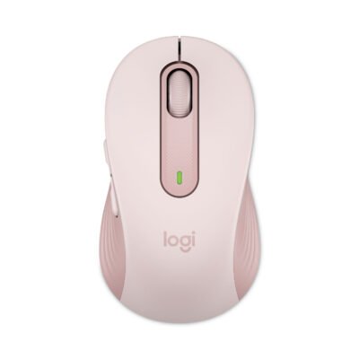 Signature M650 Wireless Mouse, Medium, 2.4 GHz Frequency, 33 ft Wireless Range, Right Hand Use, Rose