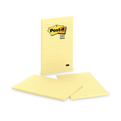 Original Pads in Canary Yellow, Note Ruled, 5″ x 8″, 50 Sheets/Pad, 2 Pads/Pack