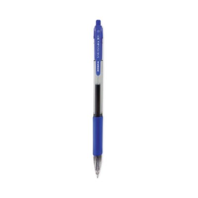 Sarasa Dry Gel X20 Gel Pen, Retractable, Bold 1 mm, Blue Ink, Translucent Blue Barrel, 12/Pack