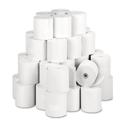Direct Thermal Printing Thermal Paper Rolls, 3.13″ x 273 ft, White, 50/Carton