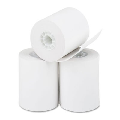 Direct Thermal Printing Thermal Paper Rolls, 2.25″ x 85 ft, White, 3/Pack