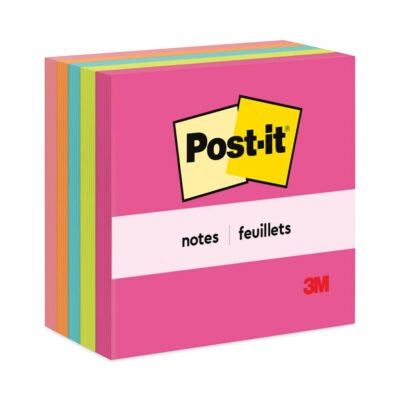 Original Pads in Poptimistic Collection Colors, 3″ x 3″, 100 Sheets/Pad, 5 Pads/Pack