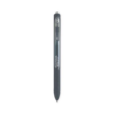 InkJoy Gel Pen, Retractable, Medium 0.7 mm, Black Ink, Black Barrel, 3/Pack