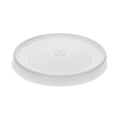 Paper Soup Cup Lid, For 32 oz Soup Cups, 3.13″ Diameter x 0.69″h, White, Plastic, 500/Carton