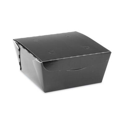 EarthChoice OneBox Paper Box, 37 oz, 4.5 x 4.5 x 2.5, Black, 312/Carton
