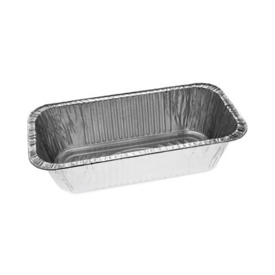 Aluminum Steam Table Pan, One-Third Size Deep Loaf Pan, 3″ Deep, 5.9 x 8.04, 200/Carton