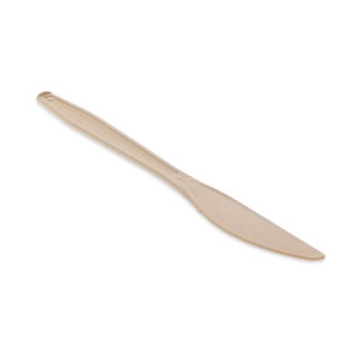 EarthChoice PSM Cutlery, Heavyweight, Knife, 7.5″, Tan, 1,000/Carton