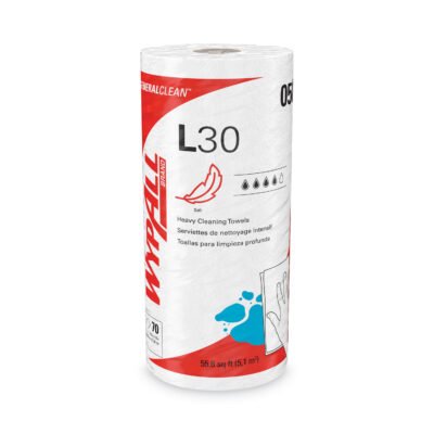 L30 Towels, 11 x 10.4, White, 70 Sheets/Roll