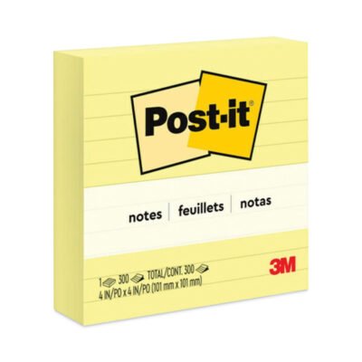 Original Pads in Canary Yellow, Note Ruled, 4″ x 4″, 300 Sheets/Pad