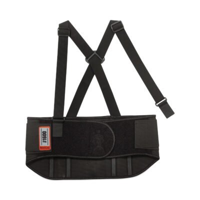 ProFlex 1600 Standard Elastic Back Support Brace, X-Large, 38″ to 42″ Waist, Black, Ships in 1-3 Business Days
