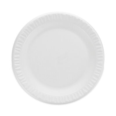 Concorde Non-Laminated Foam Plate, 9″ dia, 125/Pack, 4 Packs/Carton