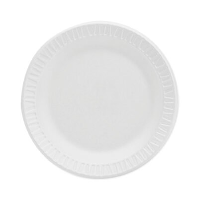 Concorde Non-Laminated Foam Plate, 6″ dia, White,125/Pack, 8 Packs/Carton
