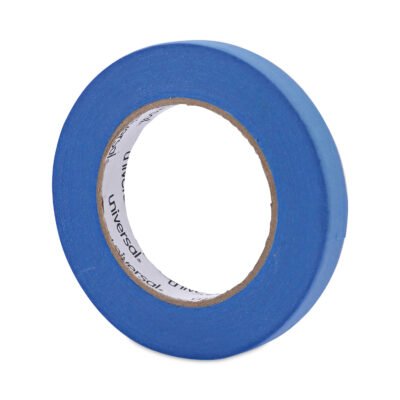 Premium Blue Masking Tape with UV Resistance, 3″ Core, 18 mm x 54.8 m, Blue, 2/Pack