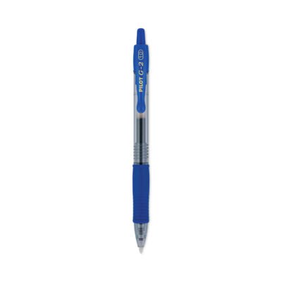 G2 Premium Gel Pen, Retractable, Bold 1 mm, Blue Ink, Smoke Barrel, Dozen