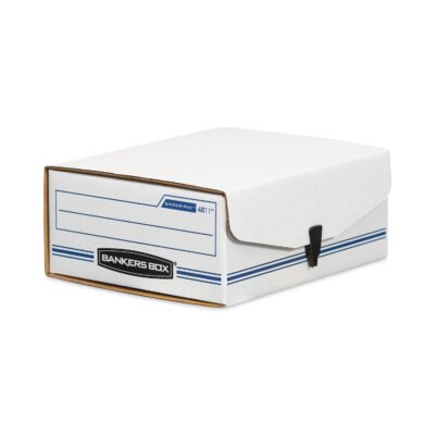 LIBERTY BINDER-PAK, Letter Files, 9.13″ x 11.38″ x 4.38″, White/Blue