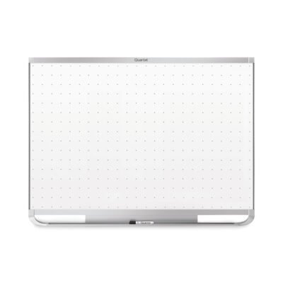 Prestige 2 Magnetic Total Erase Whiteboard, 48 x 36, White Surface, Silver Aluminum/Plastic Frame