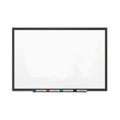 Classic Series Porcelain Magnetic Dry Erase Board, 60 x 36, White Surface, Black Aluminum Frame