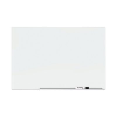 Element Framed Magnetic Glass Dry-Erase Boards, 74 x 42, White Surface, Silver Aluminum Frame