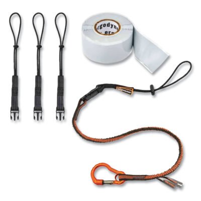 Squids 3181 Tool Tethering Kit, 5 lb Max Working Capacity, 38″ to 48″ Long, Orange/Gray and Black, Ships in 1-3 Business Days