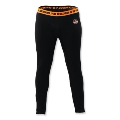N-Ferno 6480 Midweight Base Layer Pants – 240 g, Large, Black, Ships in 1-3 Business Days