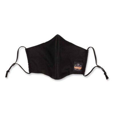 Skullerz 8800 Contoured Face Mask, Large/X-Large, Black, 3/Pack, Ships in 1-3 Business Days