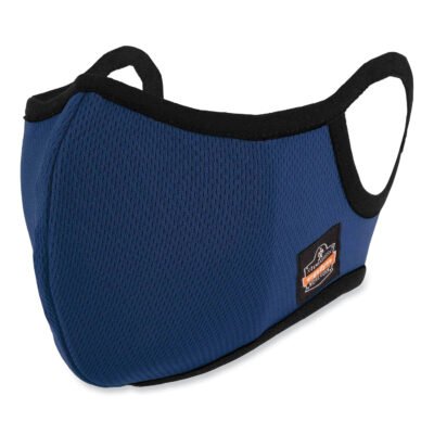 Skullerz 8802F(x) Contoured Face Mask + Filter, Large/X-Large, Blue, Ships in 1-3 Business Days