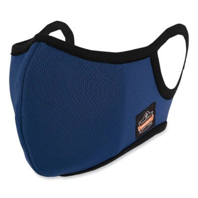 Skullerz 8802F(x) Contoured Face Mask + Filter, Large/X-Large, Blue, 120/Carton, Ships in 1-3 Business Days