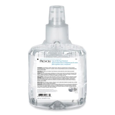 Clear and Mild Foam Hand Wash, Unscented, 1,200 mL Refill, 2/Carton