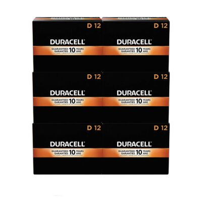 CopperTop Alkaline D Batteries, 72/Carton