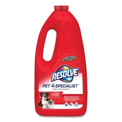 Pet Specialist Stain and Odor Remover, Citrus, 60 oz Refill Pour Bottle, 4/Carton