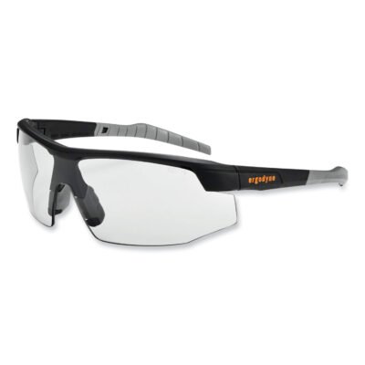 Skullerz Skoll Safety Glasses, Black Nylon Impact Frame, AntiFog, Indoor/Outdoor Polycarbon Lens, Ships in 1-3 Business Days