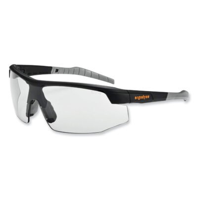 Skullerz Skoll Safety Glasses, Matte Black Nylon Impact Frame, Indoor/Outdoor Polycarbonate Lens, Ships in 1-3 Business Days