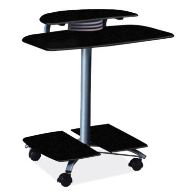 Eastwinds Series FPD Computer Table, 28.5″ x 26″ x 29.5″, Anthracite, Ships in 1-3 Business Days
