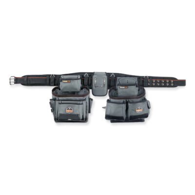 Arsenal 5500 28-Pocket Synthetic Tool Rig, Fits Waist 32″ to 46″, Polyester, Gray, Ships in 1-3 Business Days