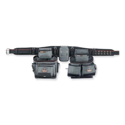 Arsenal 5500 28-Pocket Synthetic Tool Rig, Fits Waist 40″ to 54″, Polyester, Gray, Ships in 1-3 Business Days