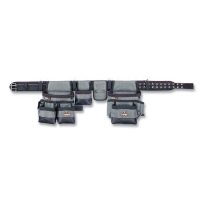 Arsenal 5504 34-Pocket Synthetic Tool Rig, Fits Waist 32″ to 46″, Polyester, Gray, Ships in 1-3 Business Days