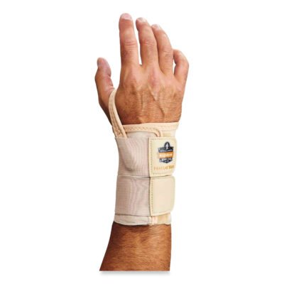 ProFlex 4010 Double Strap Wrist Support, Large, Fits Left Hand, Tan, Ships in 1-3 Business Days