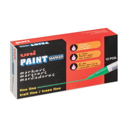 Permanent Marker, Fine Bullet Tip, Green