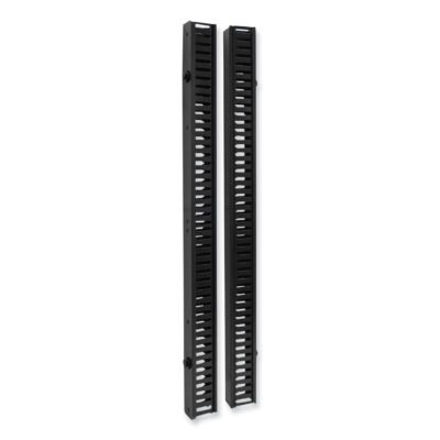 SmartRack Vertical Cable Manager, Double Finger Duct/Toolless Mounting, 6 ft
