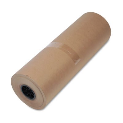 High-Volume Heavyweight Wrapping Paper Roll, 50 lb Wrapping Weight Stock, 24″ x 720 ft, Brown
